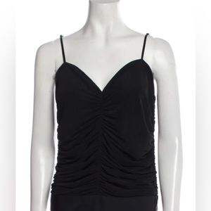 Diane Von Furstenberg V-Neck Sleeveless Bodysuit